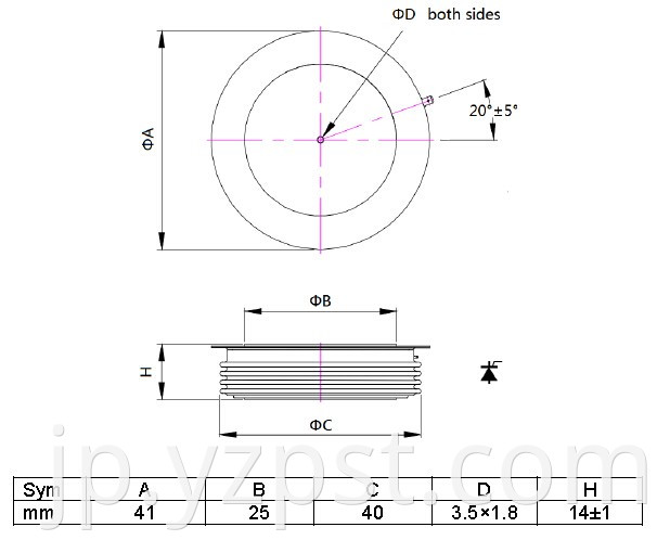 Fast Control Thyristor Scr DCR604